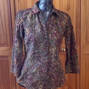 Jones NY 3/4 sleeve blouse
